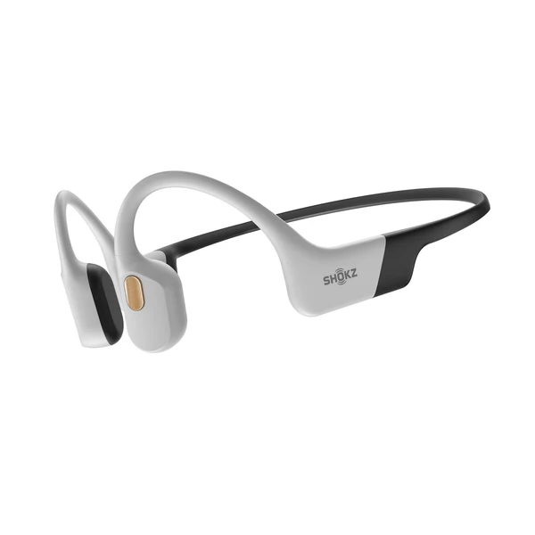 Shokz | OpenSwim Pro Bone Conduction Waterproof Open-Ear Bluetooth Headphones 32GB MP3 - White | S710-ST-WT-CA-326