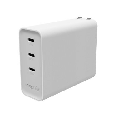 Mophie | Speedport 140W Tri USB-C Wall Charger - White | 409920005
