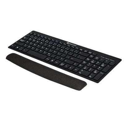 Nu-Tone | Anti-Slip Wrist Rest Pad Black Silicone Dimensions : 17.3 x 2.4 x 0.98 - Black | WS200
