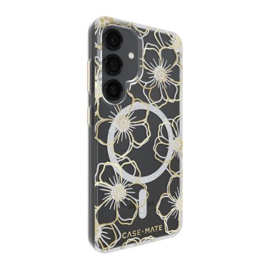 Case-Mate | Floral Gems MagSafe Case Samsung Galaxy S25 - Gold | 15-13940