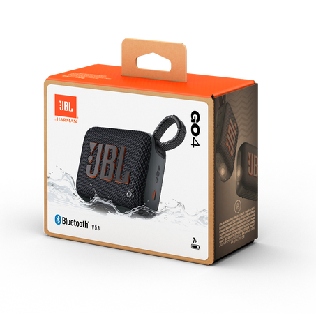 JBL | Go 4 Waterproof Bluetooth Wireless Speaker - Black | JBLGO4BLKAM