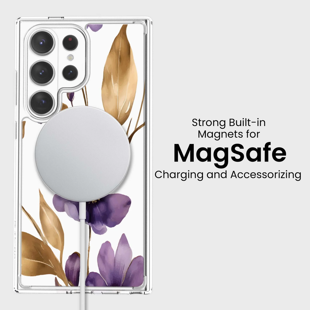 Caseco | Case for Samsung S26 Ultra - Purple Wildflower | ED24F4-PW