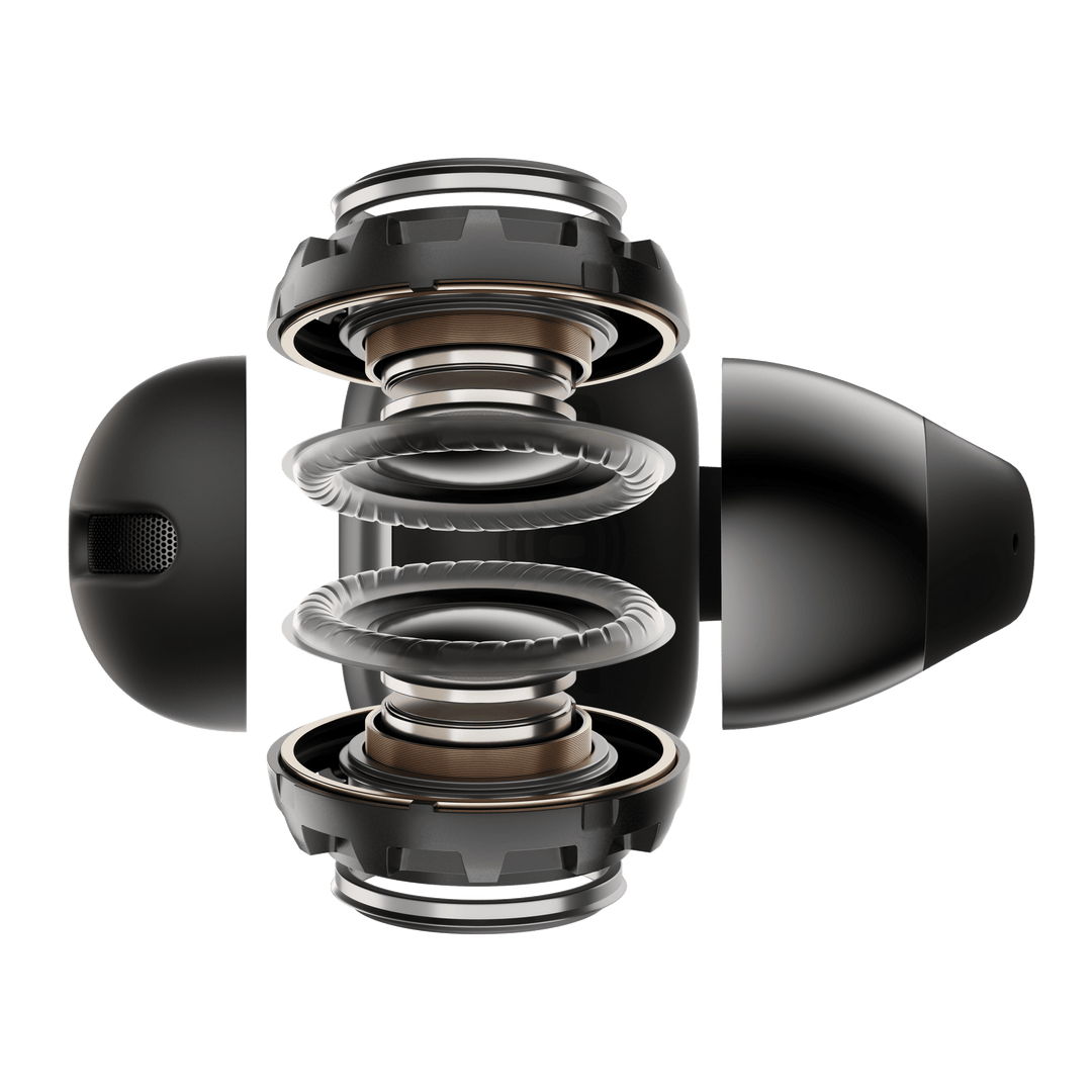 Shokz | OpenDots ONE Open-Ear True Wireless Earbuds - Black | E310-ST-BK-CA-326