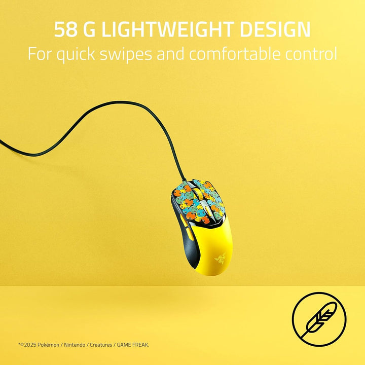 Razer | Cobra Lightweight Optical Gaming Mouse with Chroma RGB Lighting Wired - Pokémon Edition |  RZ01-04650400-R3M1