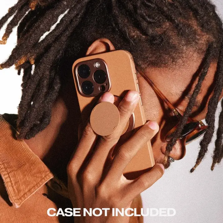 OhSnap | Snap 4 Phone Grip - Cognac Brown | PH-S4C-COG-CA1