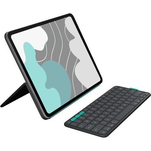 Logitech | Flip Folio Keyboard Case for iPad Pro 13" (M4)/Air 13" (M2/M3) - Graphite | 920-013367