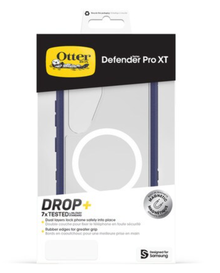 Otterbox | Defender XT Clear Pro Magnets Series Case Samsung Galaxy S25 -  Clear / Purple Lavender Haze | 77-97638