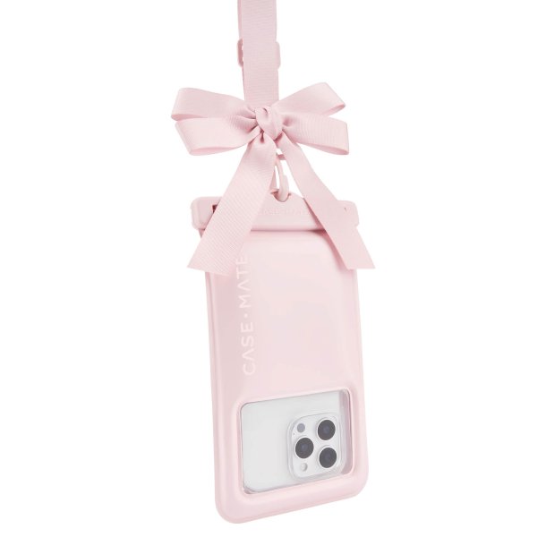 Case-Mate | Universal Waterproof Floating Bow Pouch - Ballet Pink | CM056602