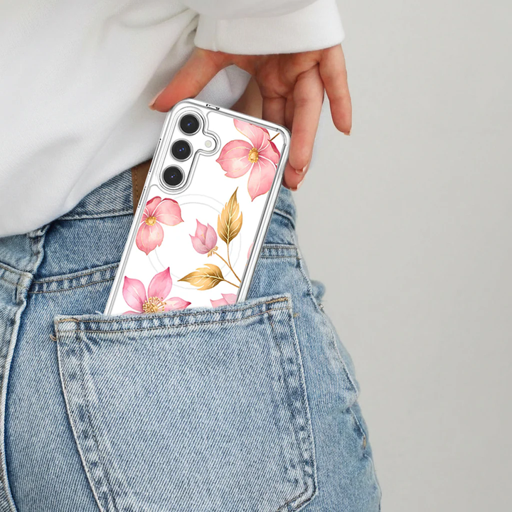 Caseco | Case for Samsung S26 -  Pink Wildflower | ED24F3-PK