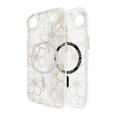 Case-Mate | Floral Gems iPhone 17 Air MagSafe Case - Gold | CM057464