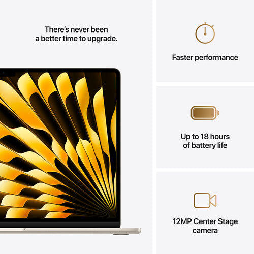 //// Apple | MacBook Air 15" M4 chip with 10-core CPU 16GB 256GB SSD - Starlight | MW1J3LL/A