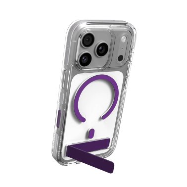ZAGG | Graphene Santa Cruz Snap iPhone 18 Pro Max/17 Pro Max Kickstand Case - Fresh Purple | 702322312