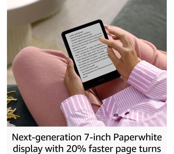 Amazon | Kindle Paperwhite Signature Edition 32 GB Glare-free 7" Display - Metallic Black | B0CFPN47NY