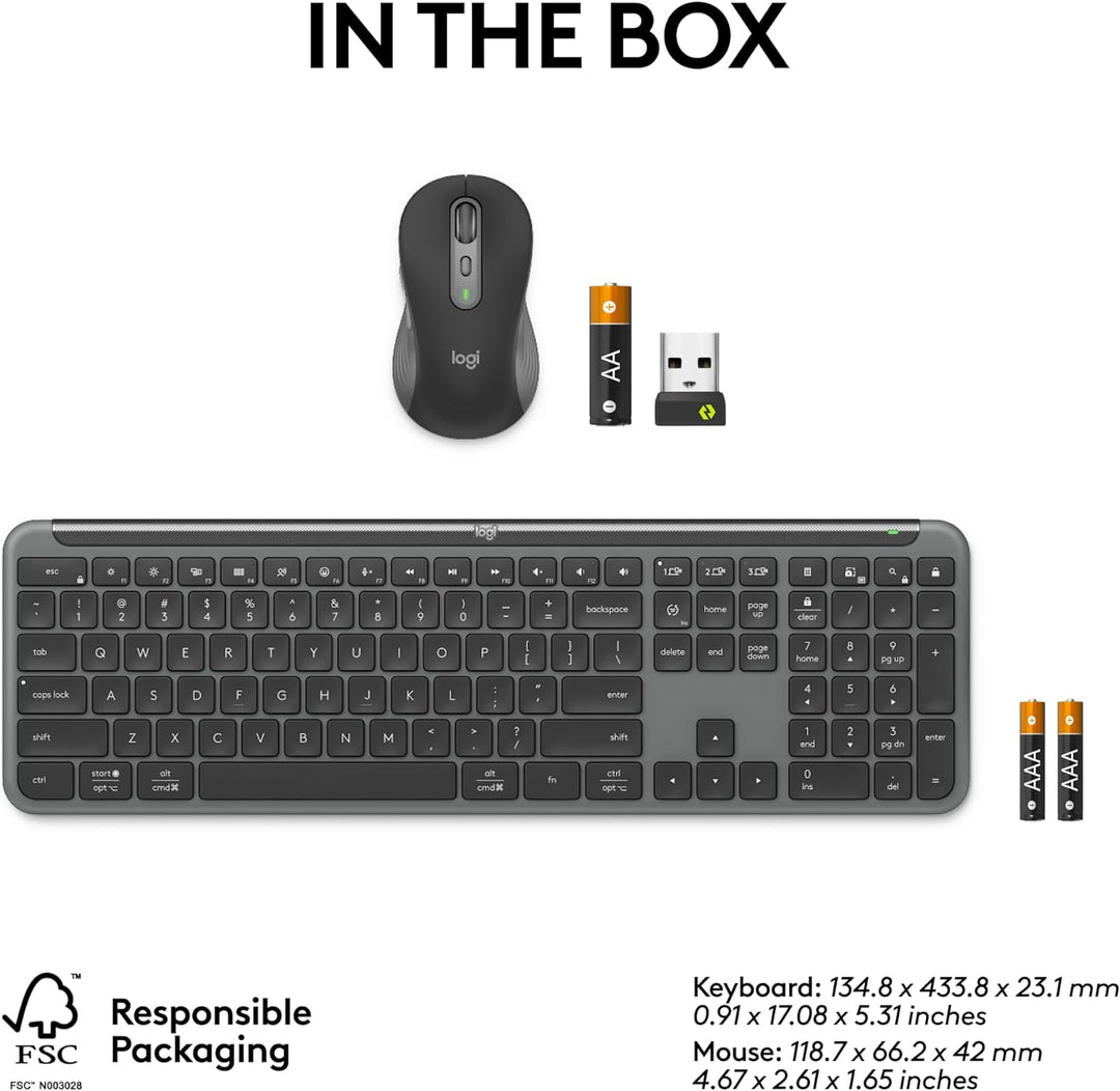 Logitech | Signture Slim Combo MK955 For Business - Black | 920-012427