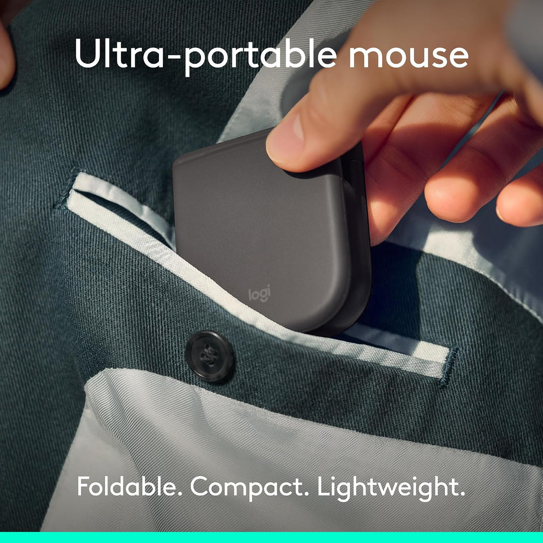 Logitech | Mobi Fold Mouse For Business - Graphite | 910-007600
