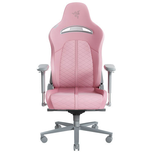 Razer | Enki Ergonomic Faux Leather PC Gaming Chair - Quartz | RZ38-03720200-R3U1