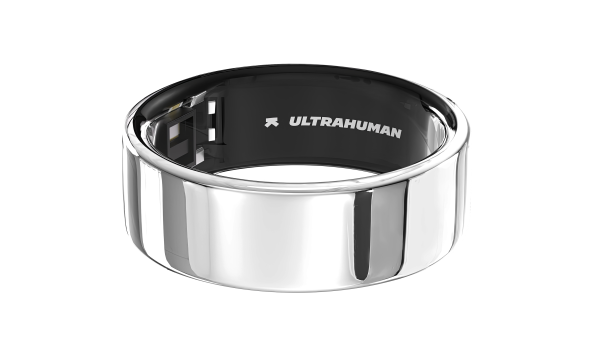 Ultrahuman | Air Ring Size 6 - Space Silver | UHRA-AS-06-ENFR