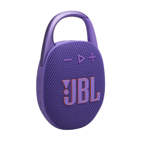 JBL | Clip 5 Waterproof Bluetooth Wireless Speaker - Purple | JBLCLIP5PURAM