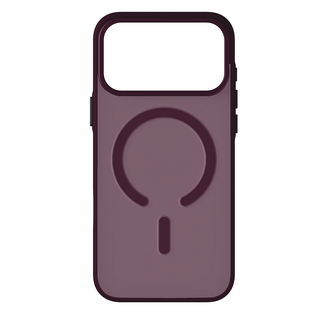 LOGiiX | Vibrance Crystal Shield for iPhone 18 Pro Max/17 Pro Max - Dark Cherry | LGX-14165