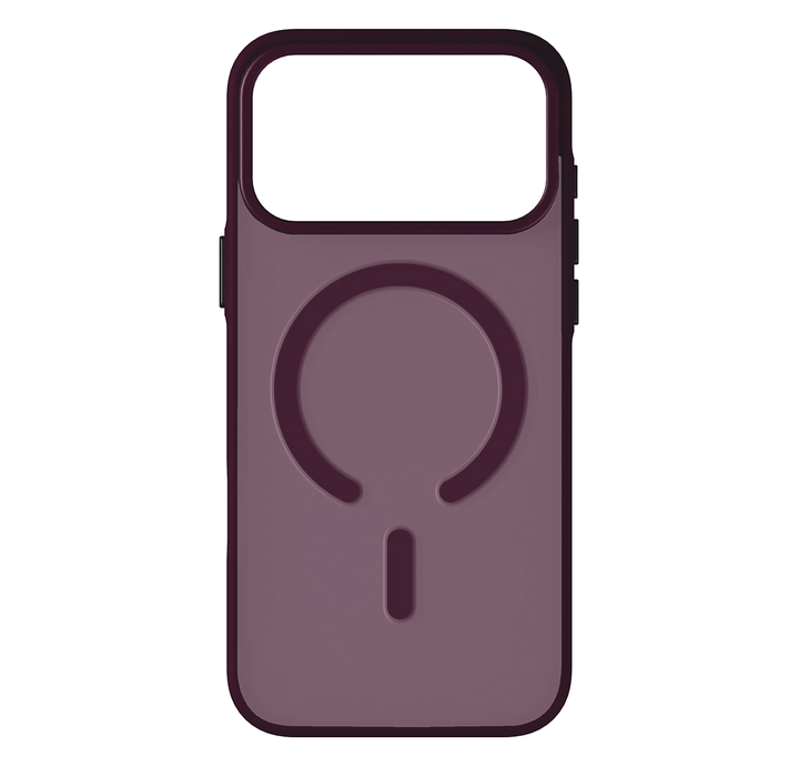 LOGiiX | Vibrance Crystal Shield for iPhone 18 Pro Max/17 Pro Max - Dark Cherry | LGX-14165