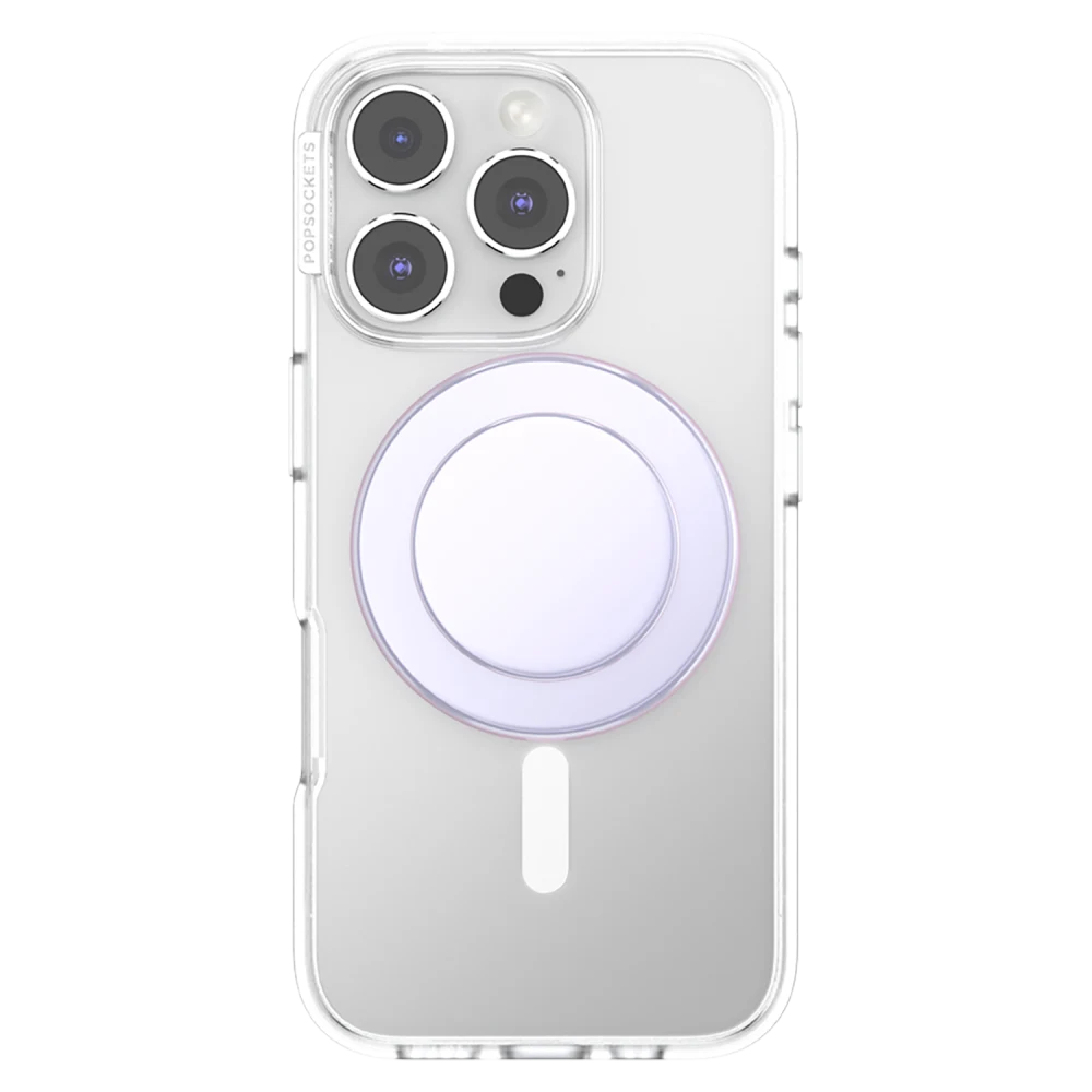 Popsockets | PopGrip for MagSafe Round with Adapter - Iridescent White | 809055