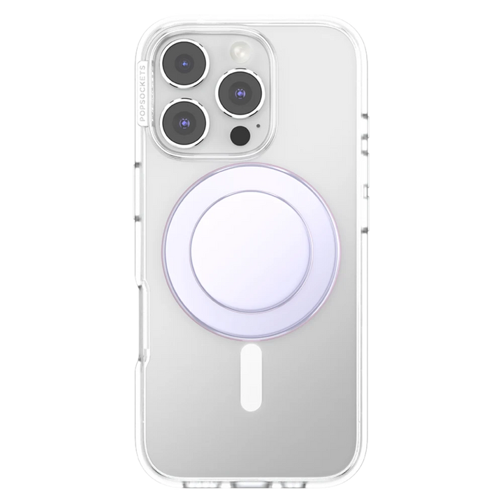 Popsockets | PopGrip for MagSafe Round with Adapter - Iridescent White | 809055