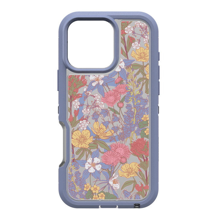 ////  OtterBox | Defender XT Pro w/ MagSafe Series Case iPhone 16 Pro Max - Clear Purple Wildflowers | 77-96100