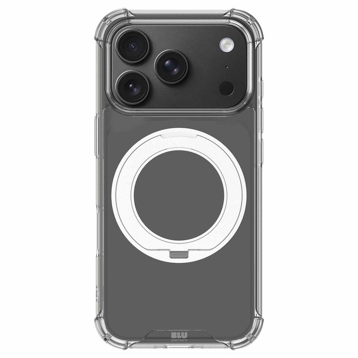 Blu Element | Dropzone Rugged MagSafe iPhone 18 Pro /17 Pro w/360 Degree Rotatable Kickstand Clear
