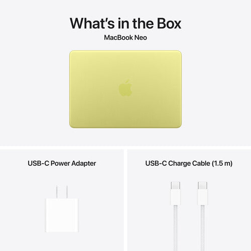 Apple | MacBook Neo 13" (2026) A18 Pro / 8GB / 256GB / SSD English - Citrus | MHFD4LL/A
