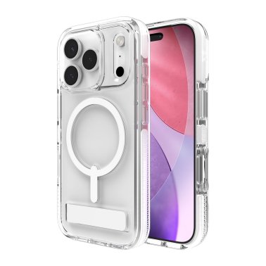 ZAGG | Graphene Santa Cruz Snap iPhone 17 Pro Kickstand Case - White | 702318982