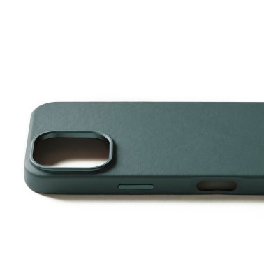 Mujjo | Full Leather w/MagSafe Case iPhone 16 Pro - Livid Green | MUJJO-CL-051-LG