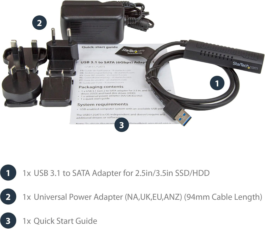 Startech | USB C to VGA Adapter - White | CDP2VGAW