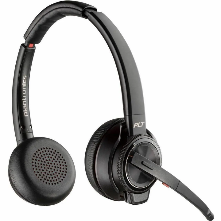 HP Poly | Poly Savi 8220 Office Stereo DECT 1920-1930 MHz Headset TAA Wireless On-Ear - Black | 7S4B5AA#ABA