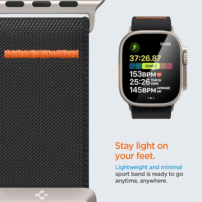 Spigen | Lite Fit Ultra Band Apple Watch 42-49mm - Black | AMP05983
