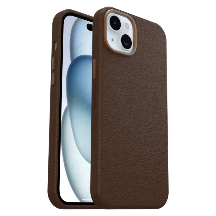 Otterbox | Symmetry Cactus Leather w/MagSafe case  iPhone 15 / 14 / 13 - Brown (Rich Adobe) | 15-12632