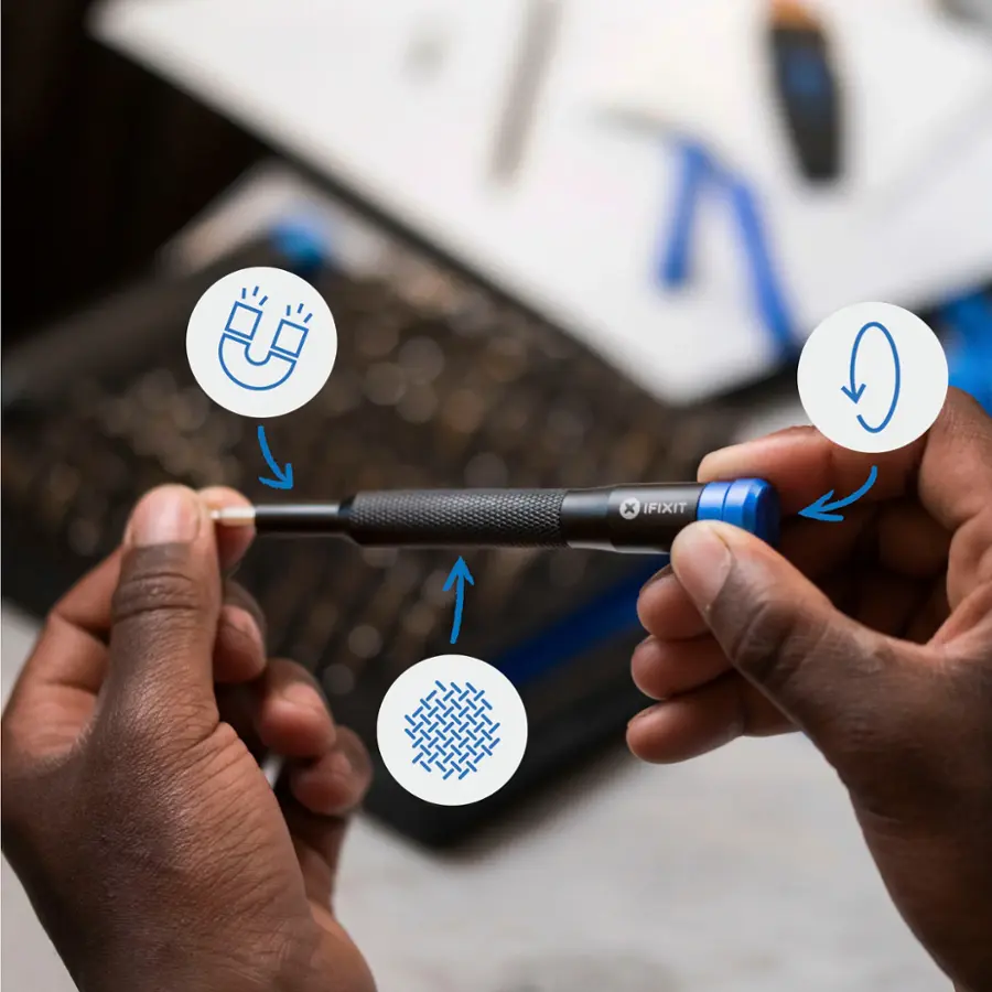iFixit | Mako 64-Bit Driver Kit - Black/Blue | IF145-299-4