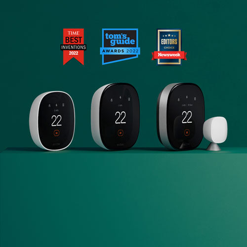 Ecobee | Smart Thermostat Essential Wi-Fi Smart Thermostat - White | EB-STATE7C-01