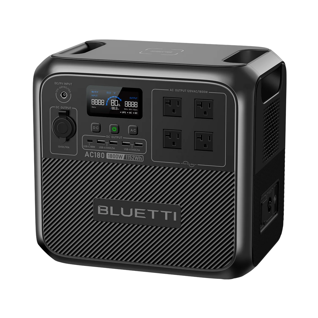 Bluetti | Solar Portable Power Station 1,800W 1,152Wh | AC180