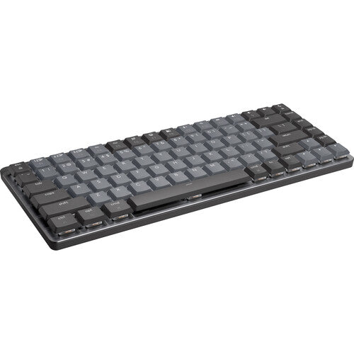 Logitech | MX Mechanical Mini for Mac Compact Wireless Mechanical Tactile Switch Keyboard for macOS/iPadOS/iOS with Backlit Keys - Space Gray | 920-010831