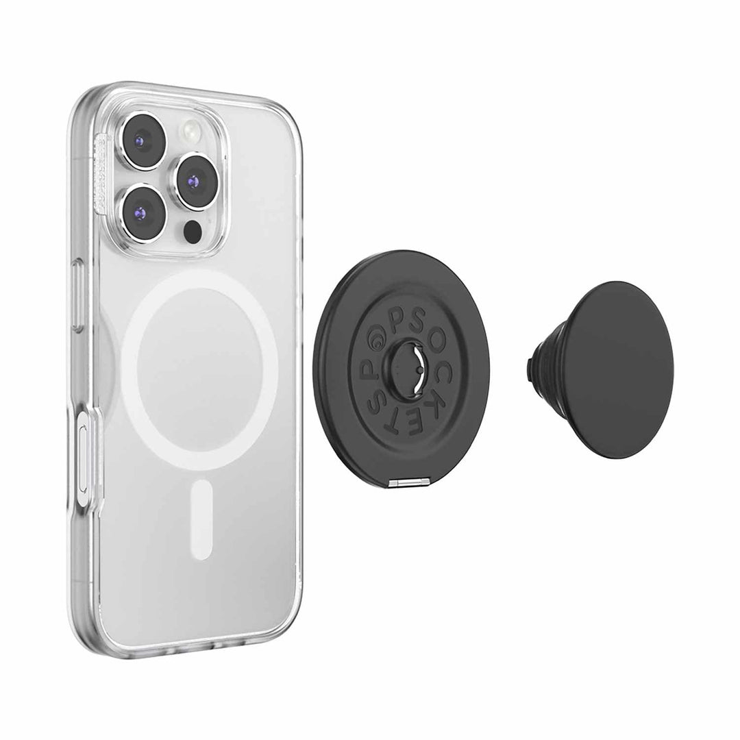 Popsockets | PopGrip Kick Out for MagSafe Round with Adapter - Black |123-0577