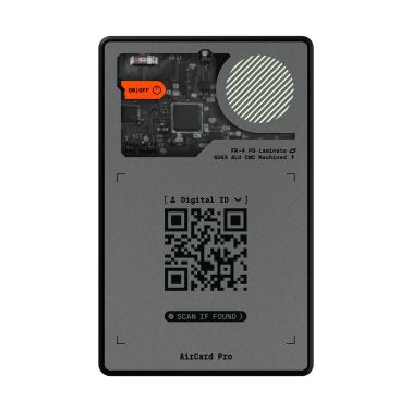 Rolling Square | AirCard Pro Dual Ultra-Thin Bluetooth Tracker - IOS + Android | ACP03R