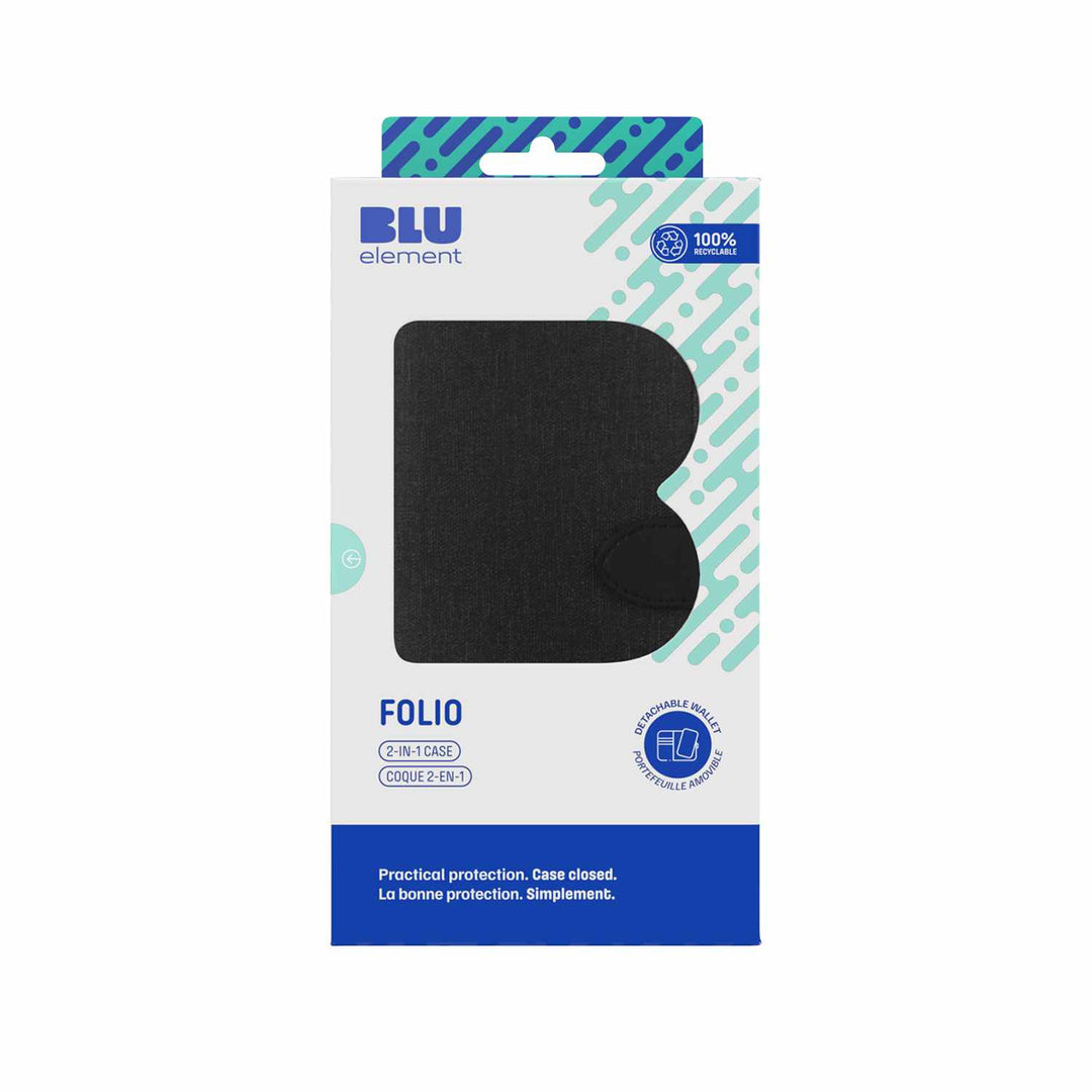 Blu Element | Folio 2 in 1 Wallet Case Samsung Galaxy S24 Ultra - Black | 120-7836