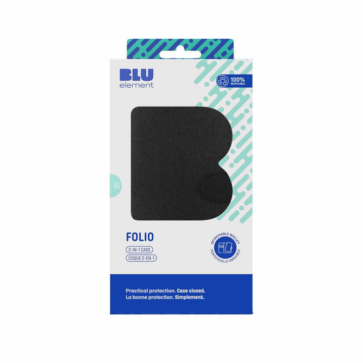 Blu Element | Folio 2 in 1 Wallet Case Samsung Galaxy S24 Ultra - Black | 120-7836