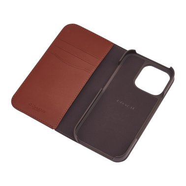 Coach | Folio Signature C Case iPhone 16 Pro - Tan | 15-13365