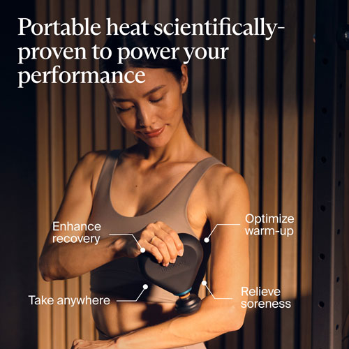 Therabody | Theragun Mini Plus Heated Handheld Percussive Massage Device - Black | TG0004352-2A10