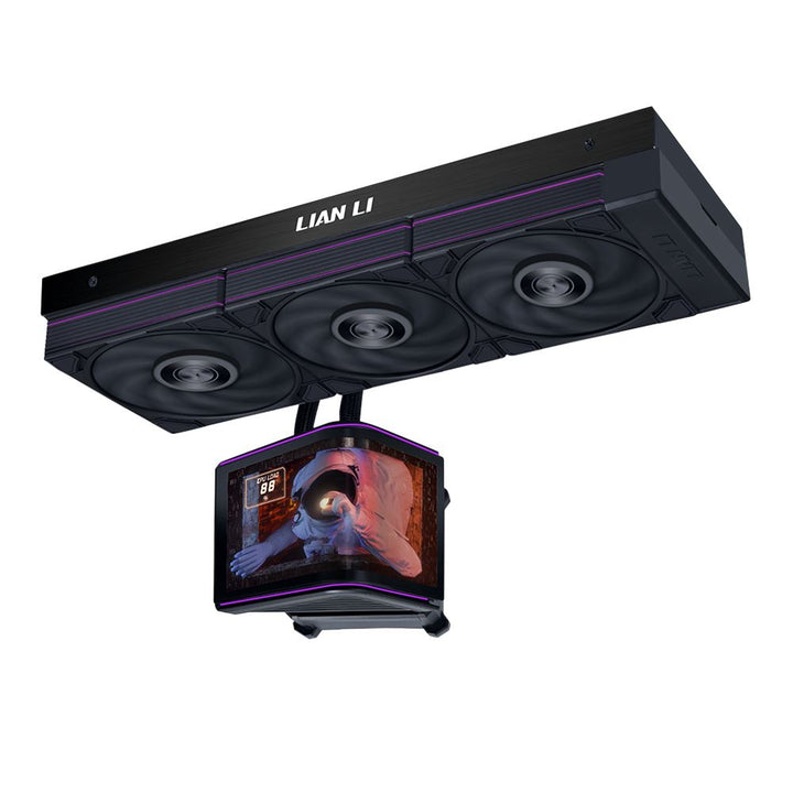 Lian-Li | Fan HS2OLDC36PB 6.67 OLED LCP Panel - Black Retail | HS2OLDC36PB