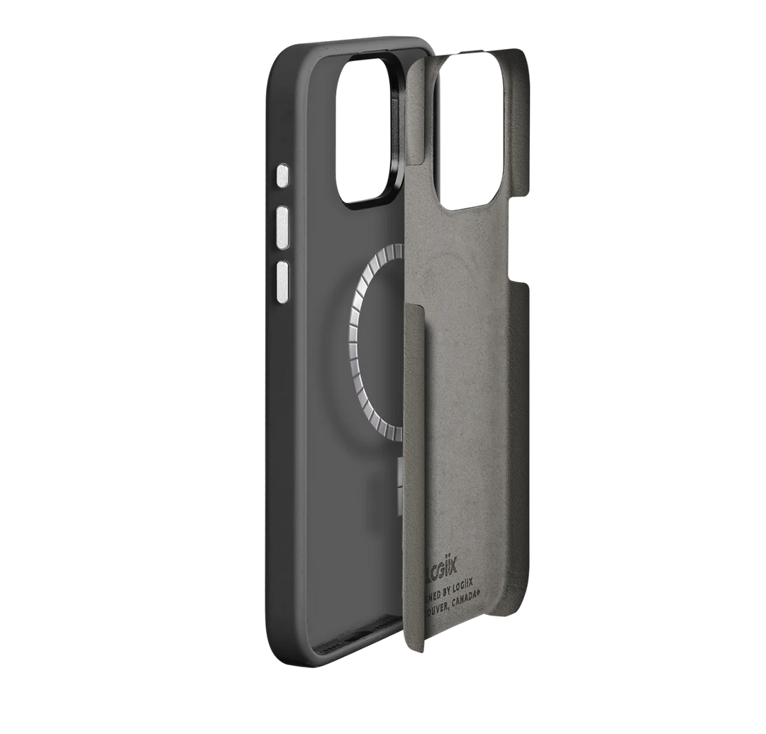 LOGiiX | Vibrance Silicone Case for iPhone 16 - Black | LGX-13811