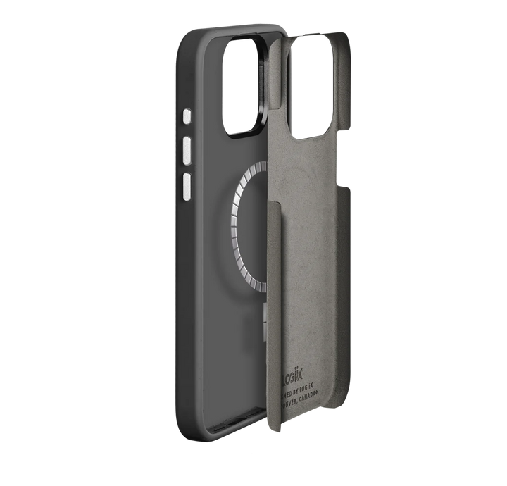 LOGiiX | Vibrance Silicone Case for iPhone 16 - Black | LGX-13811