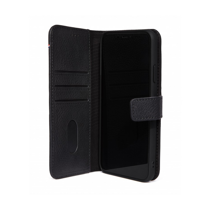 Decoded | Leather Detachable Wallet for iPhone 11 Pro Full Grain Leather - Black | DC-D9IPOXIDW2BK