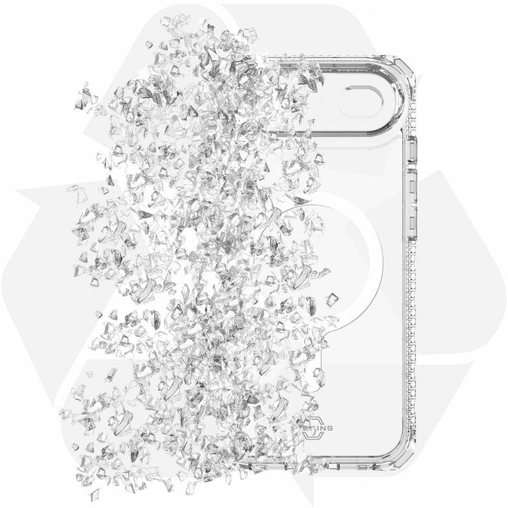 ITSKINS | Hybrid_R MagSafe iPhone 17 Air Case - Clear | AP7RHMACRTRSP